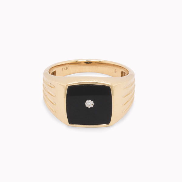 Onyx Signet Ring
