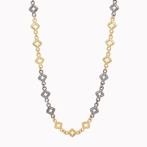 Alternating Open Scroll Chain
