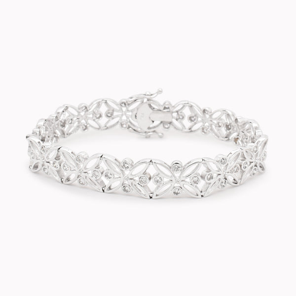 Ornate Vintage Floral Bracelet