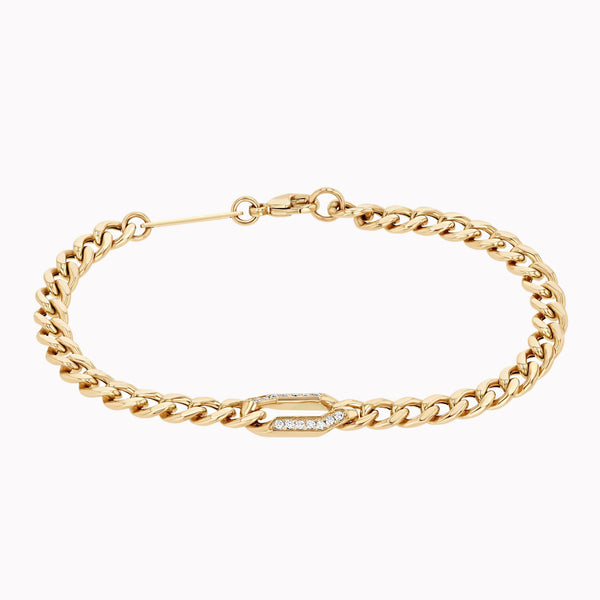 Oval Link Curb Chain Bracelet