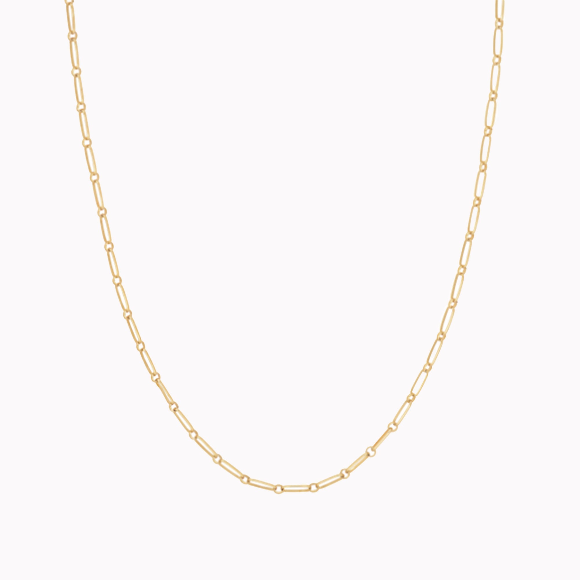 Alternating Link Paperclip Chain