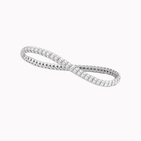 Pavé Diamond Stretch Bracelet 3.14ct
