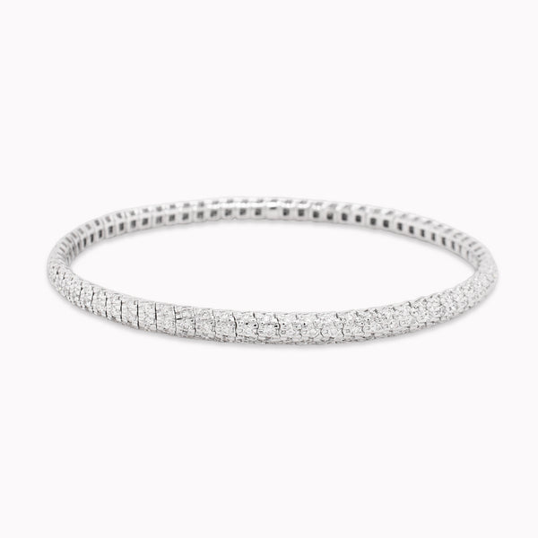 Pavé Diamond Stretch Bracelet 3.14ct