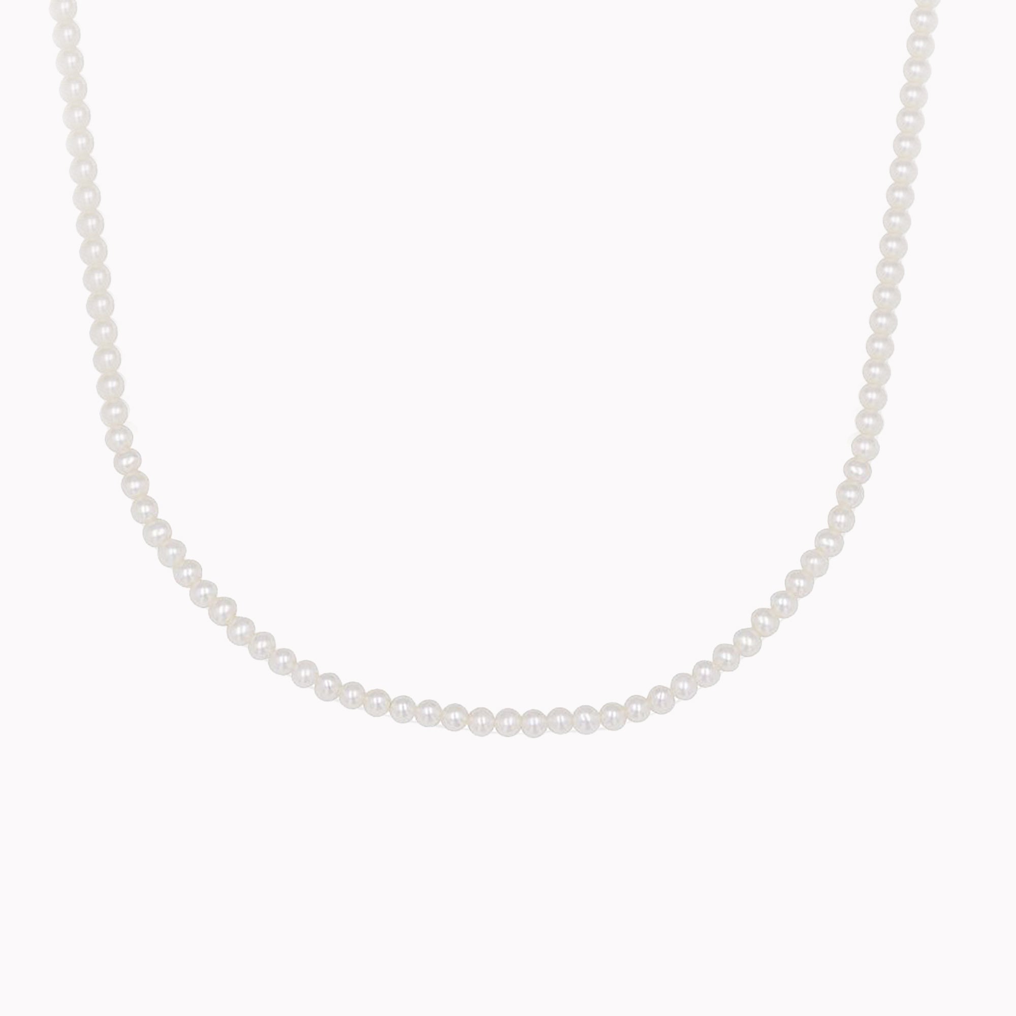 Pearl Strand Choker Necklace