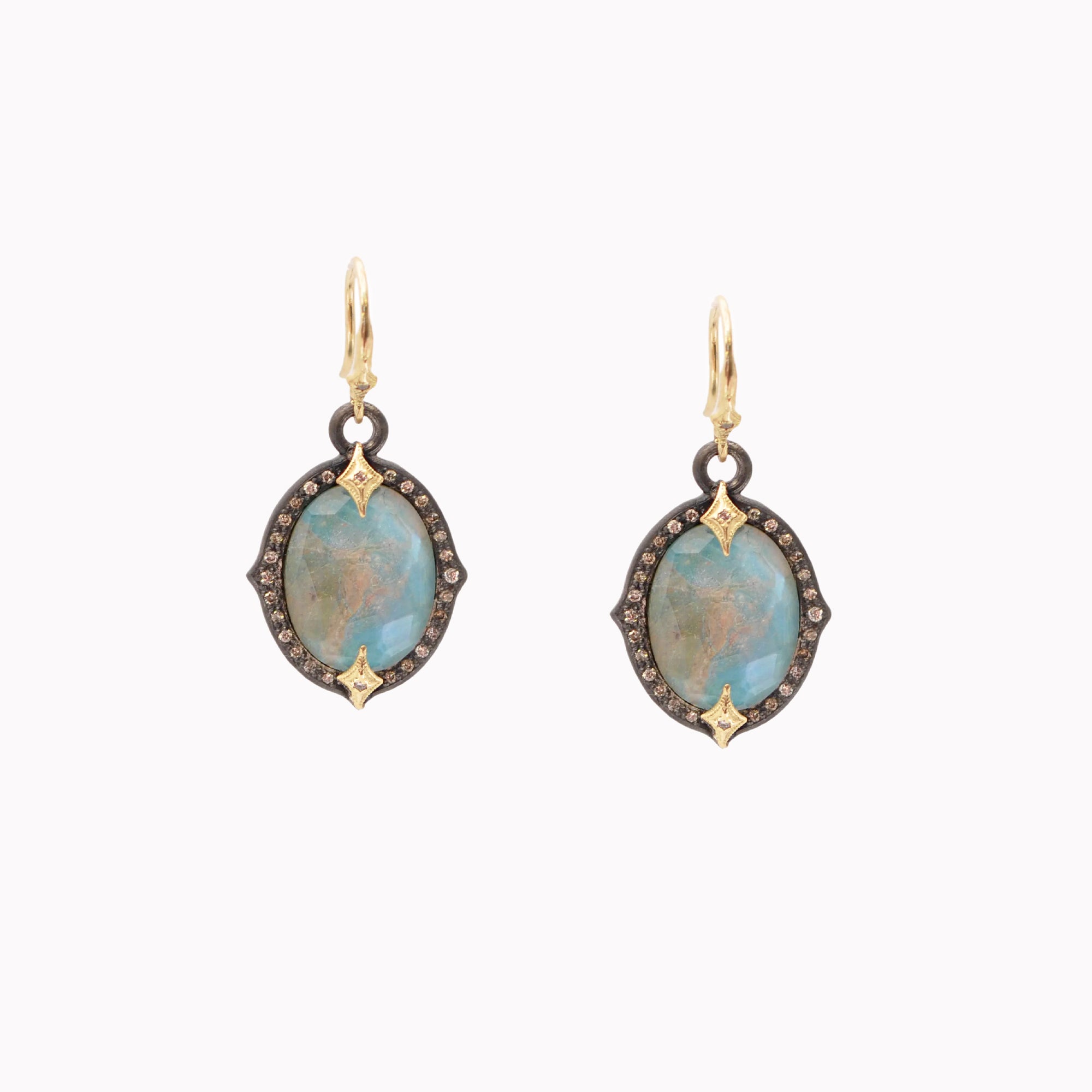 Peruvian Opal Drop Earrings