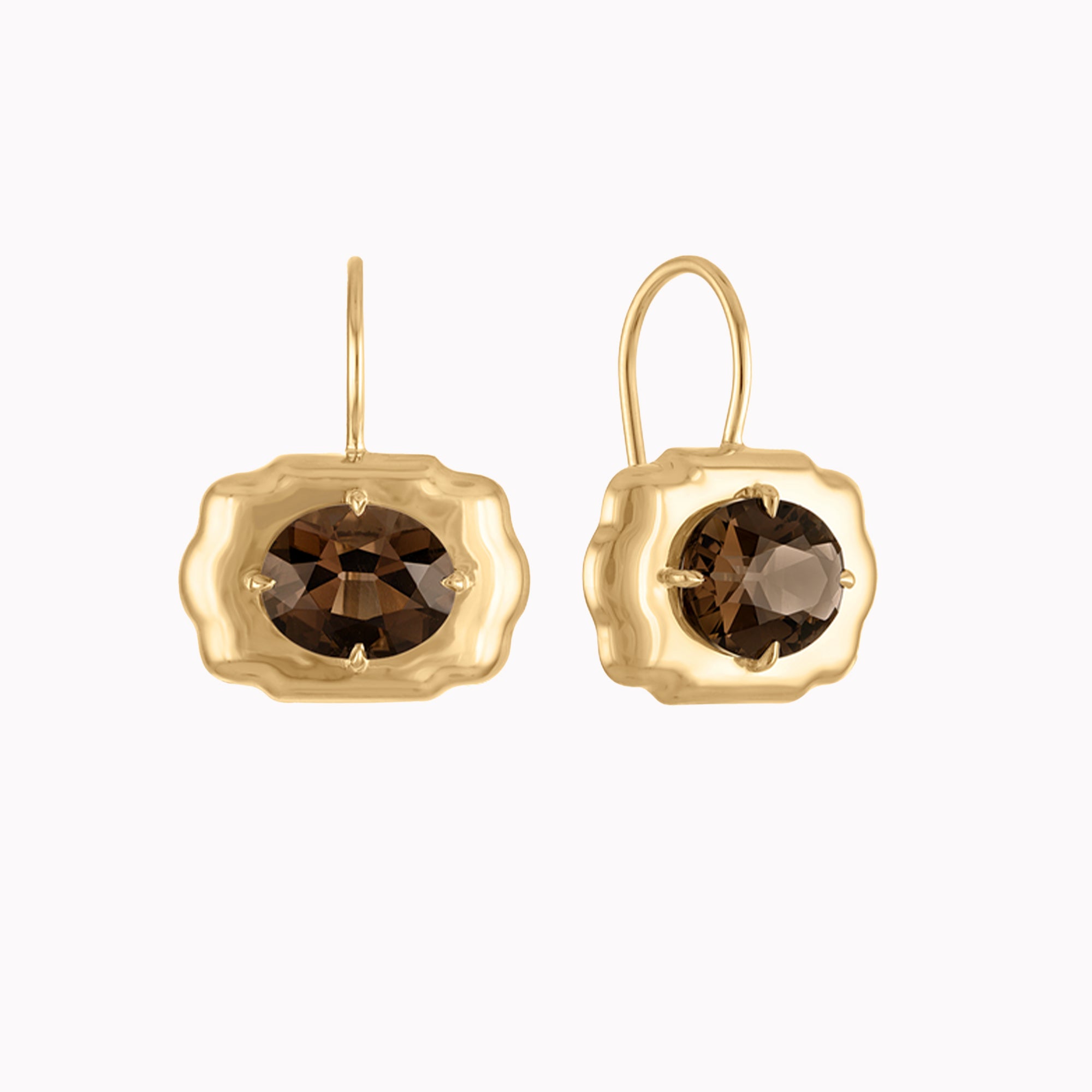 Puffy Buckle Earrings