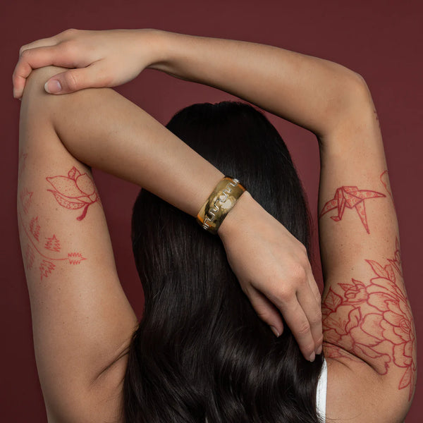 Rhythm Two Step Brass Cuff