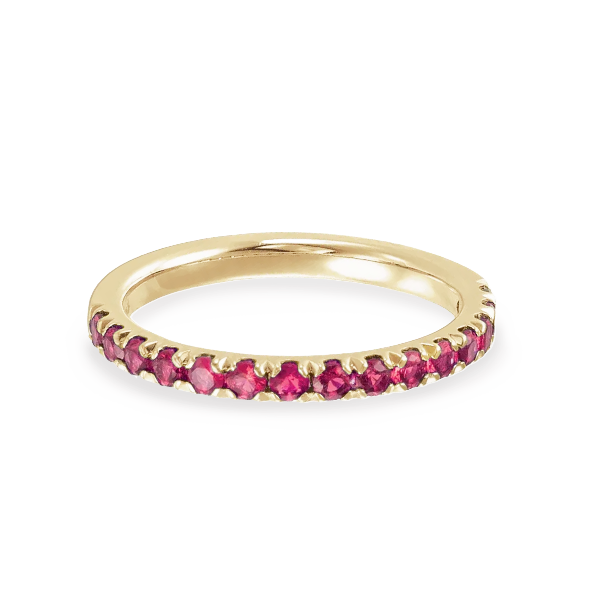 Ruby Birthstone Stack Ring