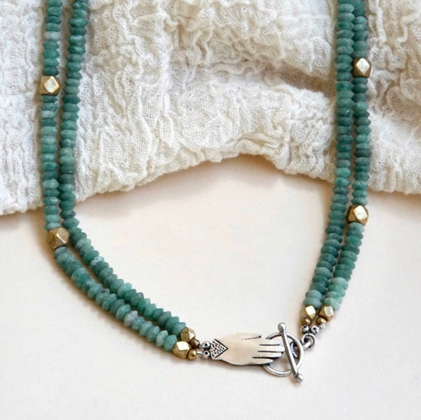 Holding Hands Necklace