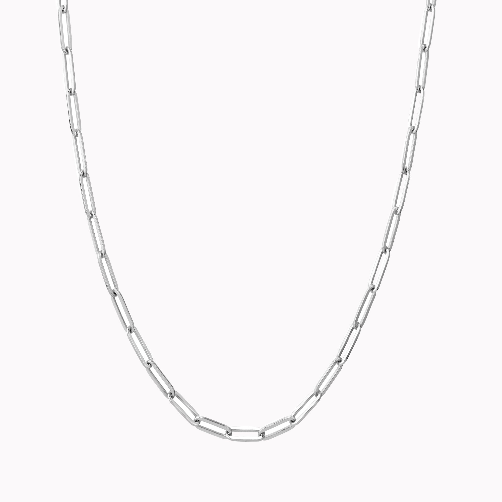Silver Paperclip Chain