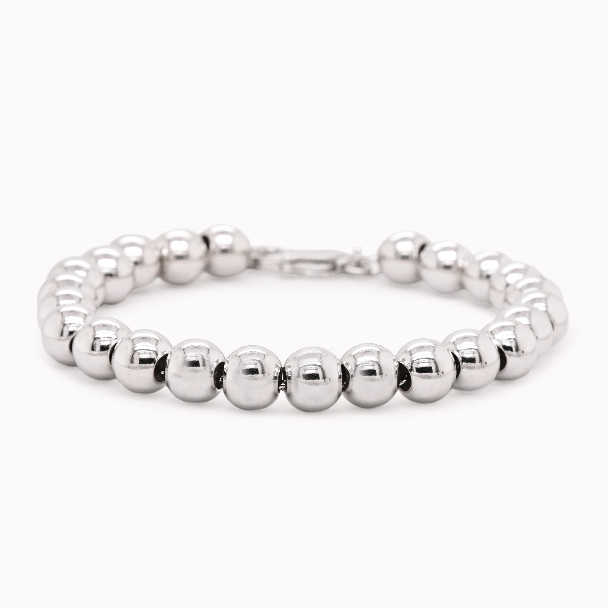 Silver Bead Bracelet