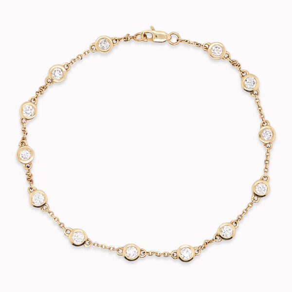 Stationary Diamond Bracelet 1.07ct