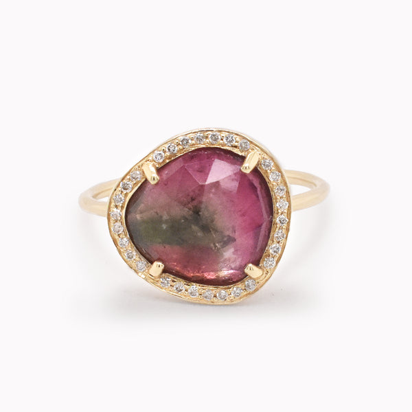 Stella Watermelon Tourmaline Ring