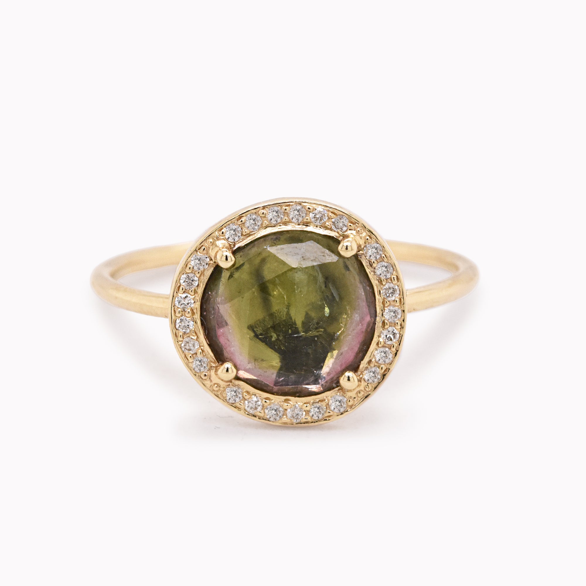 Stella Watermelon Tourmaline Ring