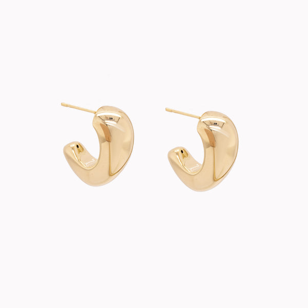 Curled Raindrop Earrings