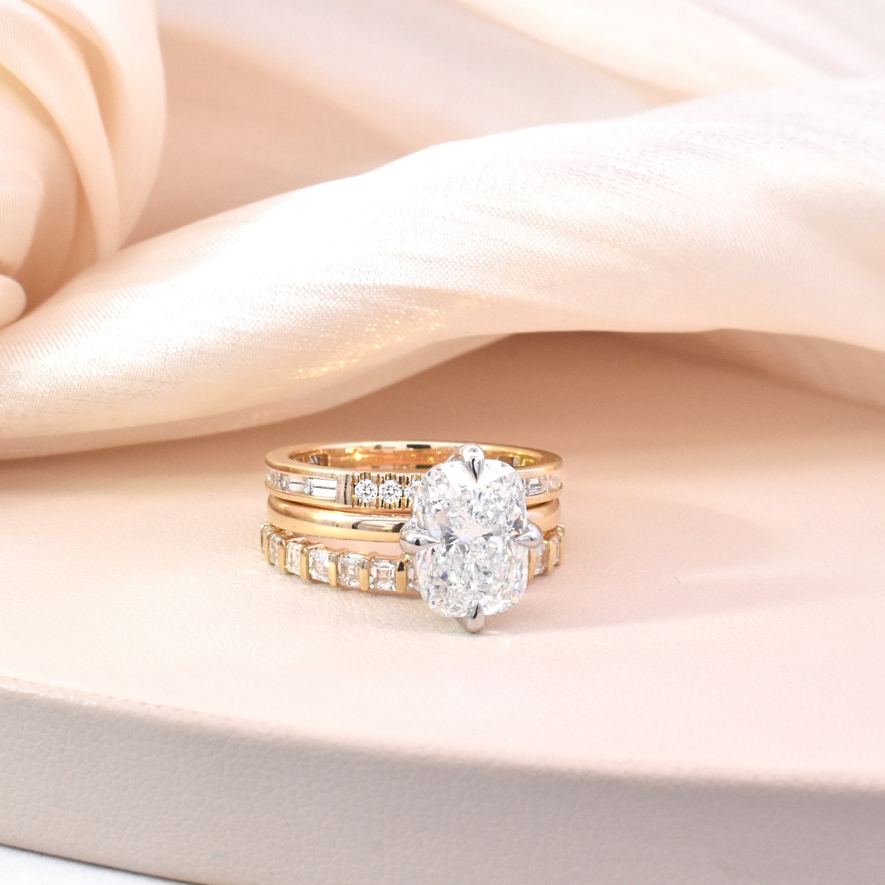 Violet 2.71ct Cushion-Cut Diamond Engagement Ring