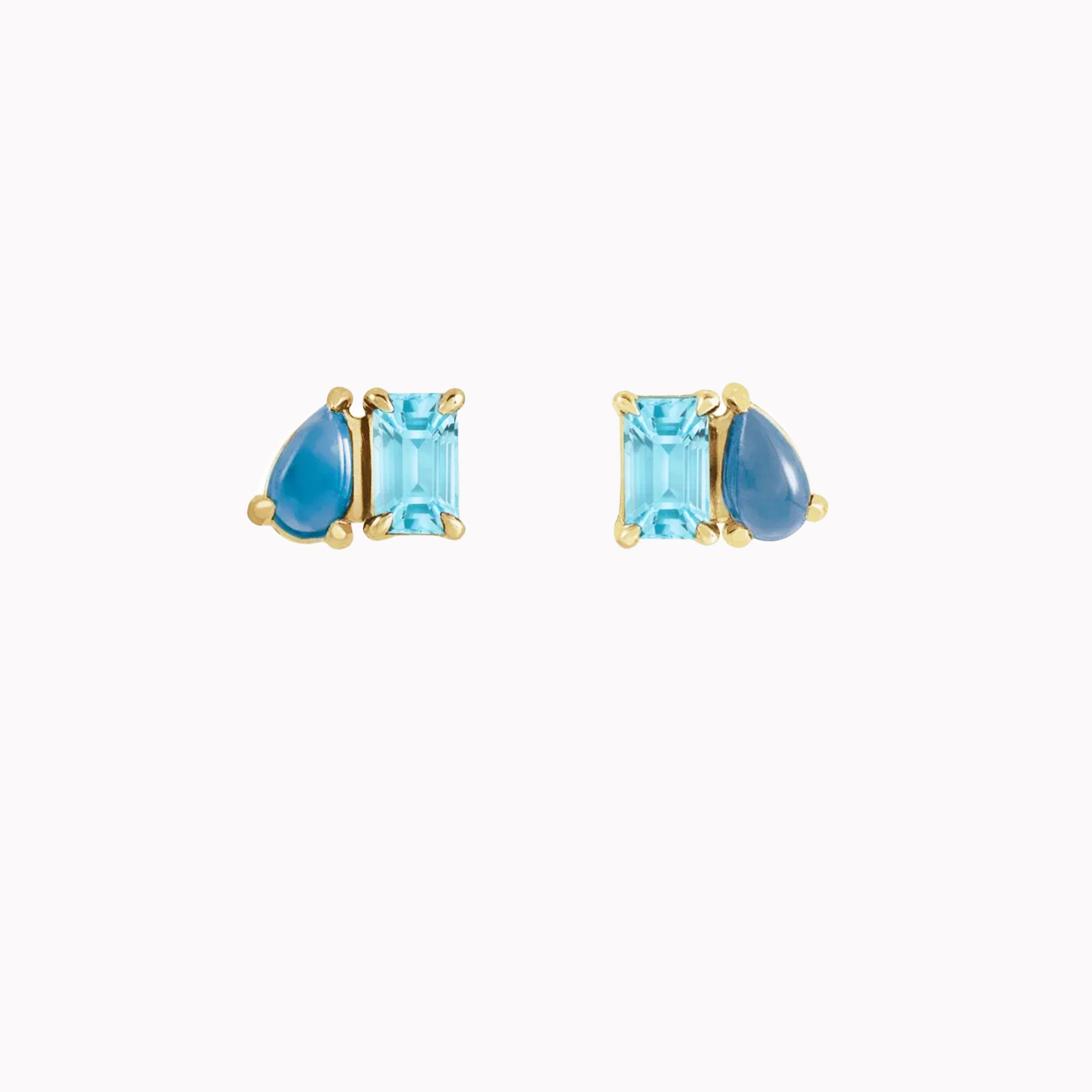 Toi Et Moi Topaz Studs