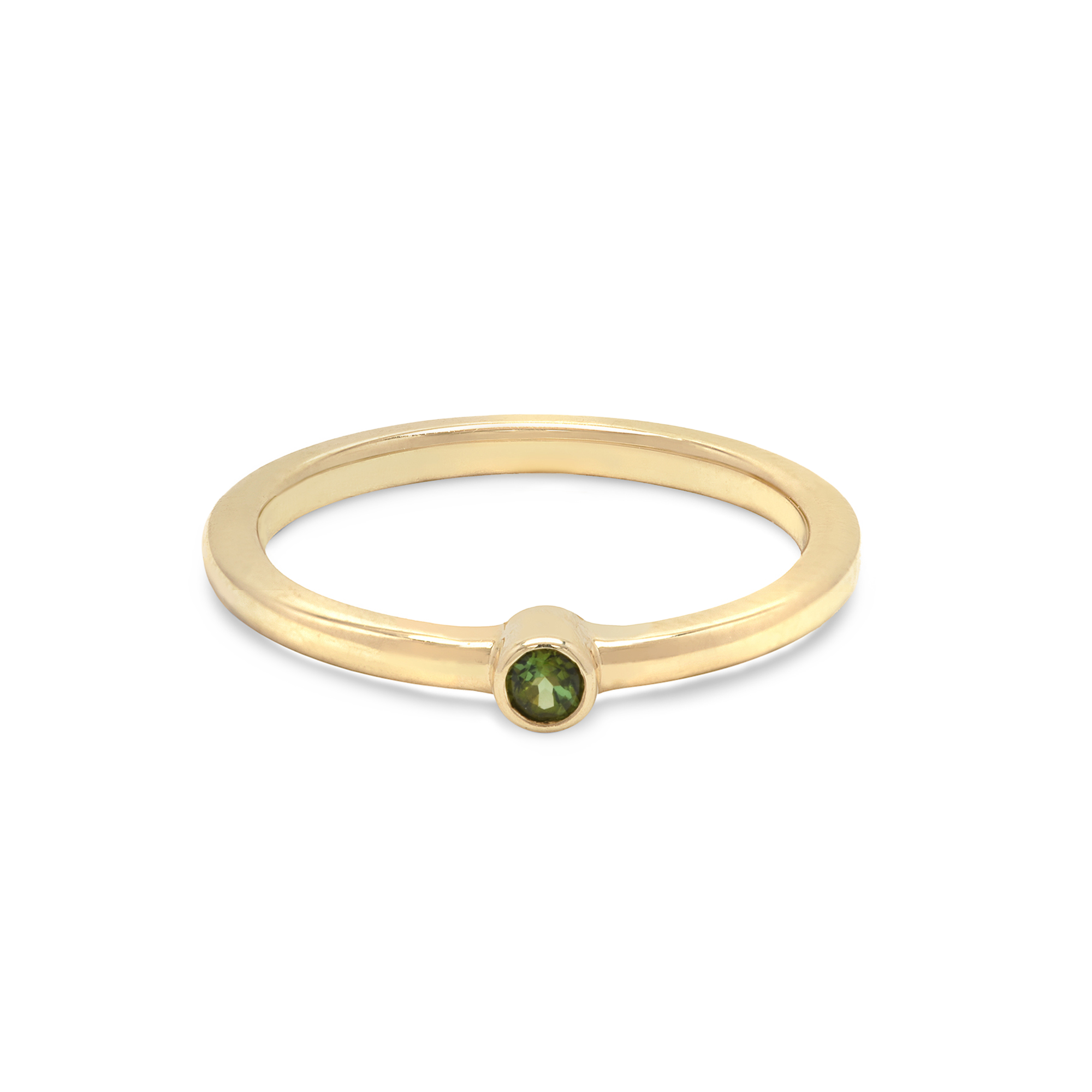 Tourmaline Birthstone Stack Ring