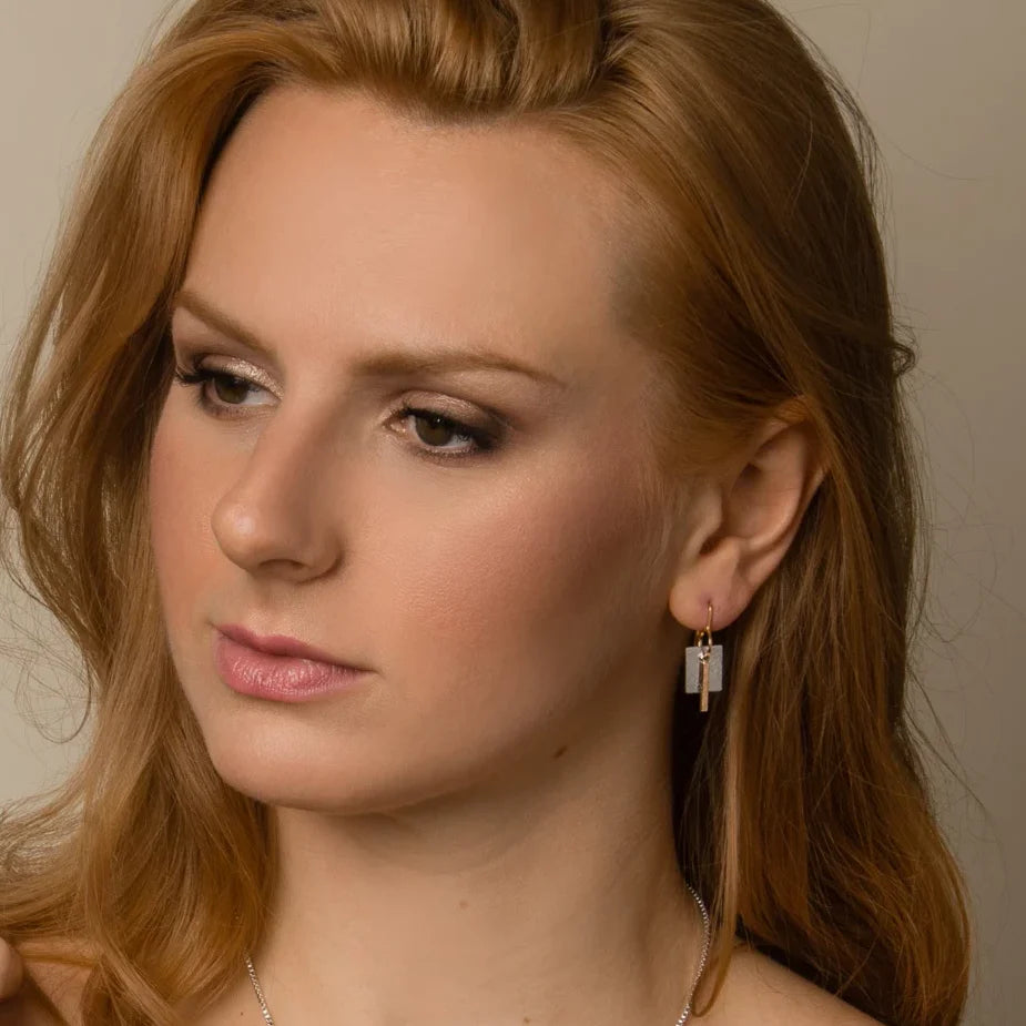 Austin Two-Tone Earrings