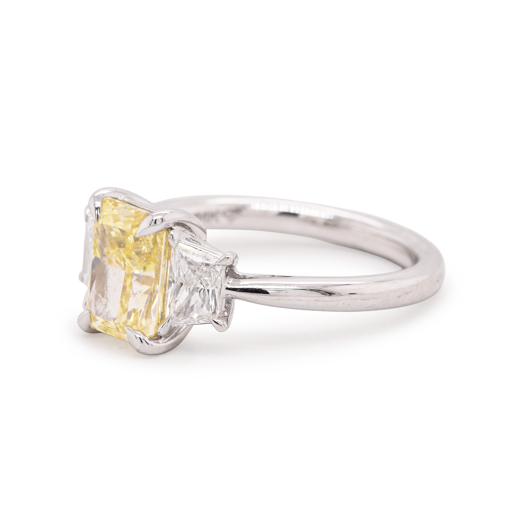 Victoria 2.14ct Lab-Grown Yellow Diamond Engagement Ring
