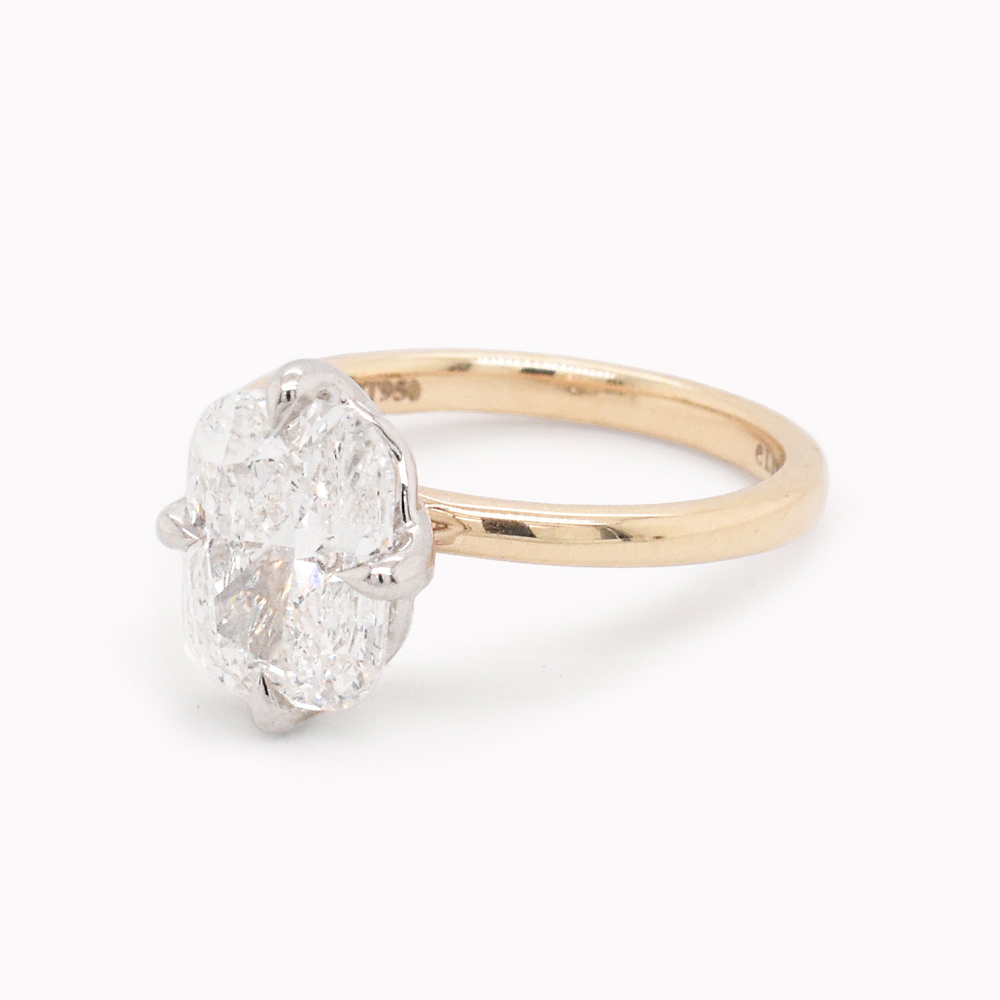 Violet 2.71ct Cushion-Cut Diamond Engagement Ring