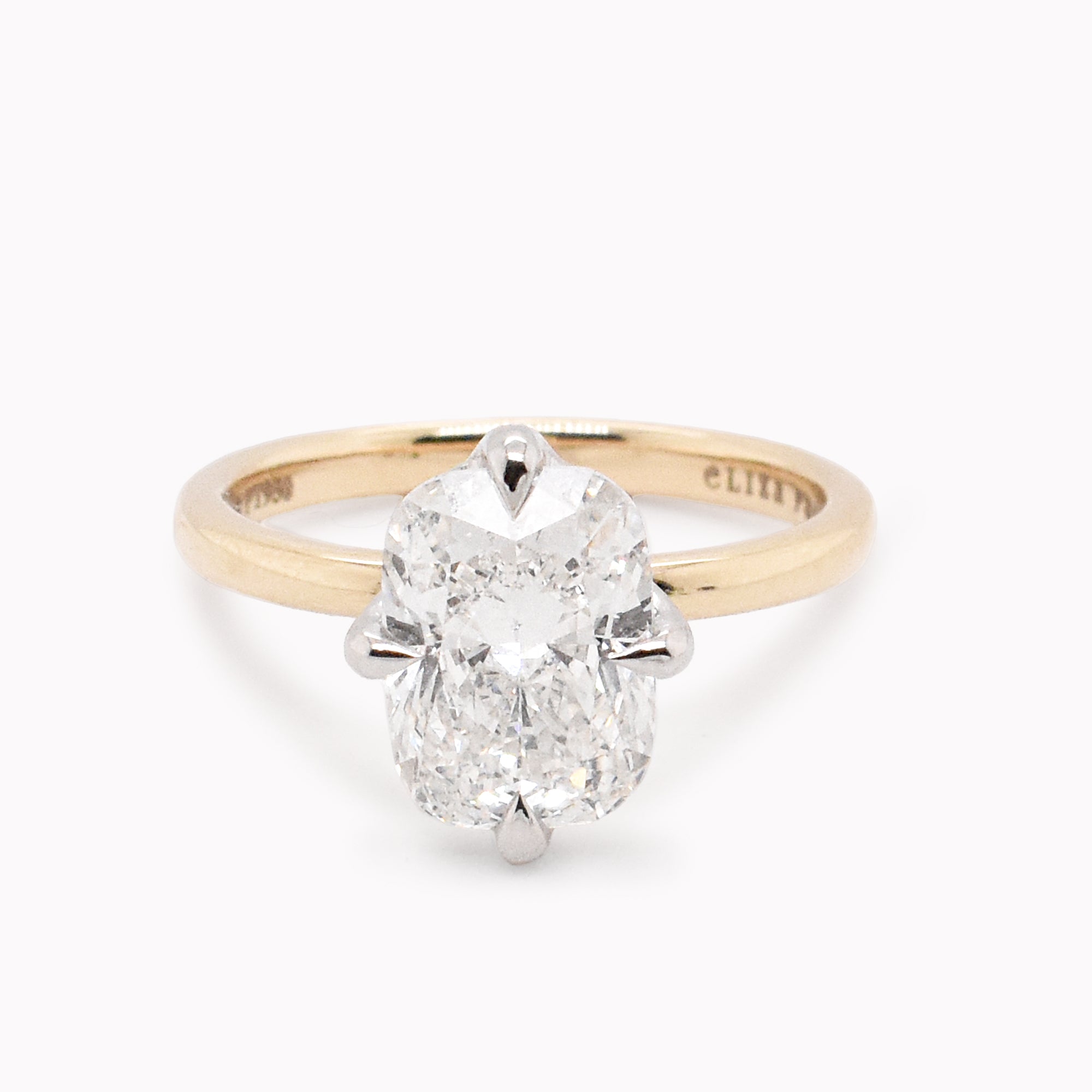 Violet 2.71ct Cushion-Cut Diamond Engagement Ring