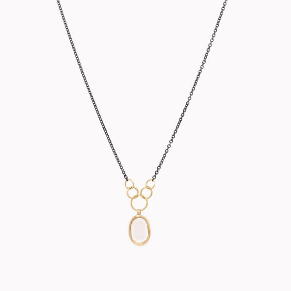 White Sapphire Linked Necklace