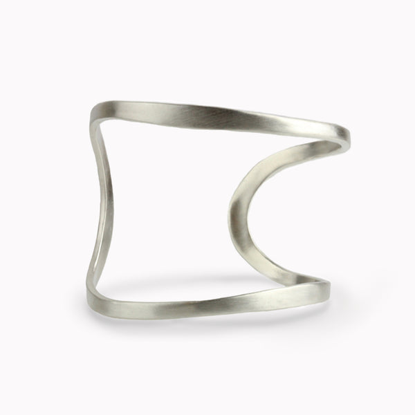 Wide Open Sculptural Cuff