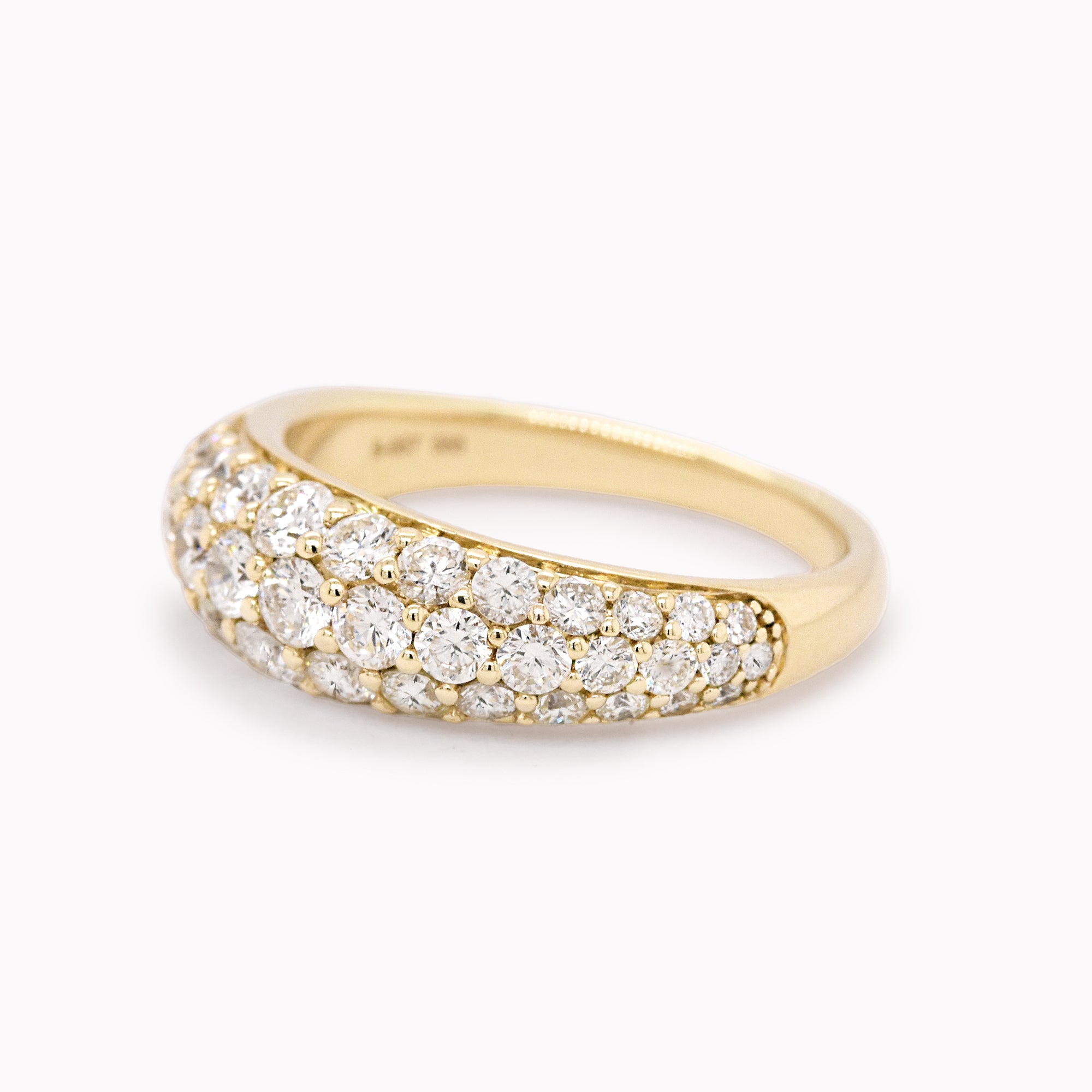 Pavé Diamond Dome Ring
