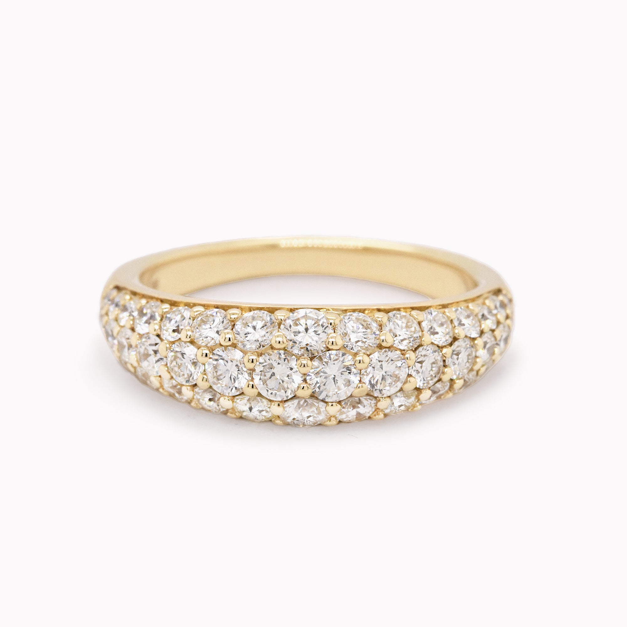 Pavé Diamond Dome Ring