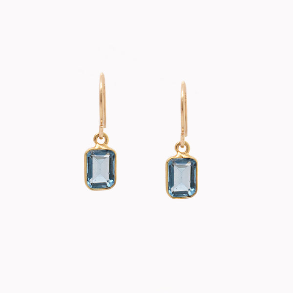London Blue Topaz Drop Earrings