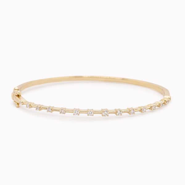 Diamond Dash Bangle Bracelet