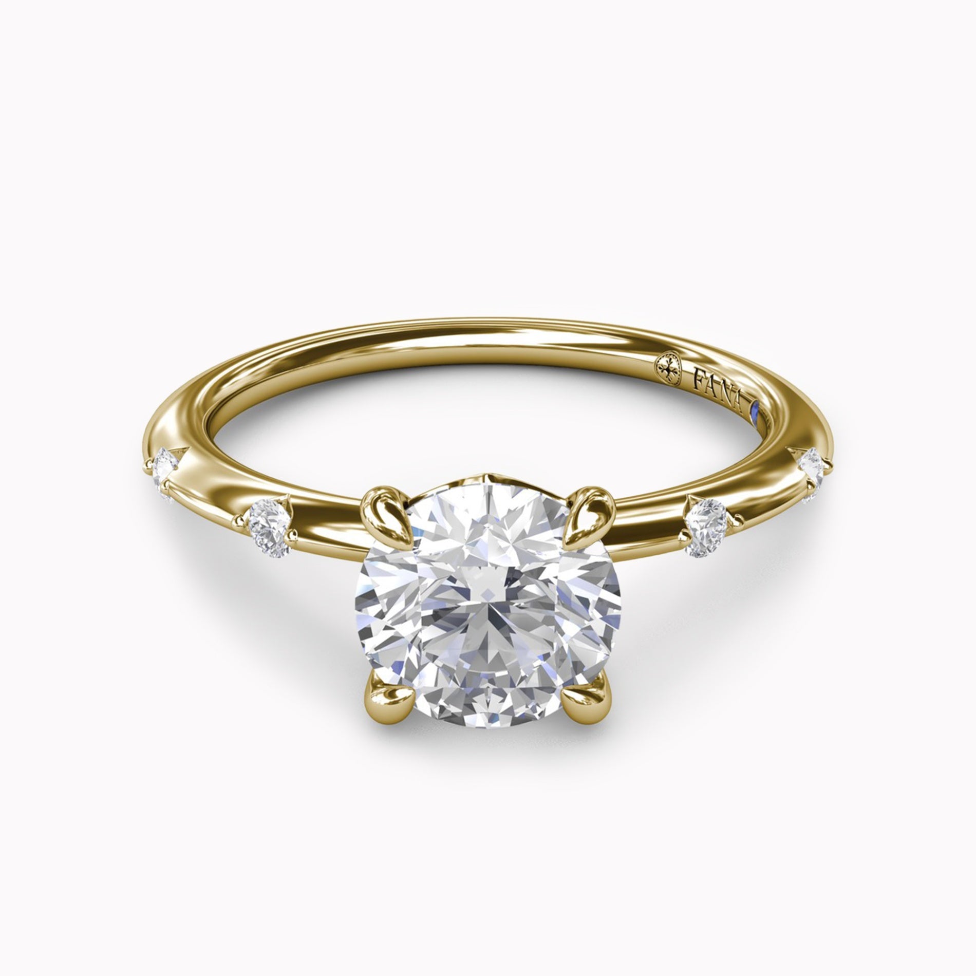 Raindrop Diamond Engagement Ring Setting