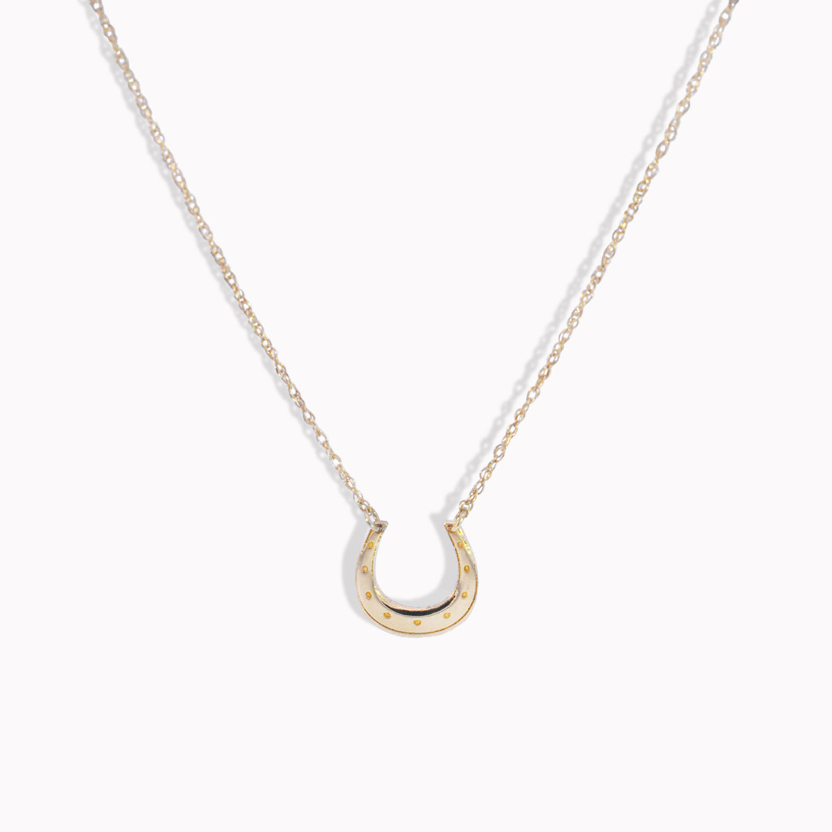 Lucky Horseshoe Necklace – Eliza Page
