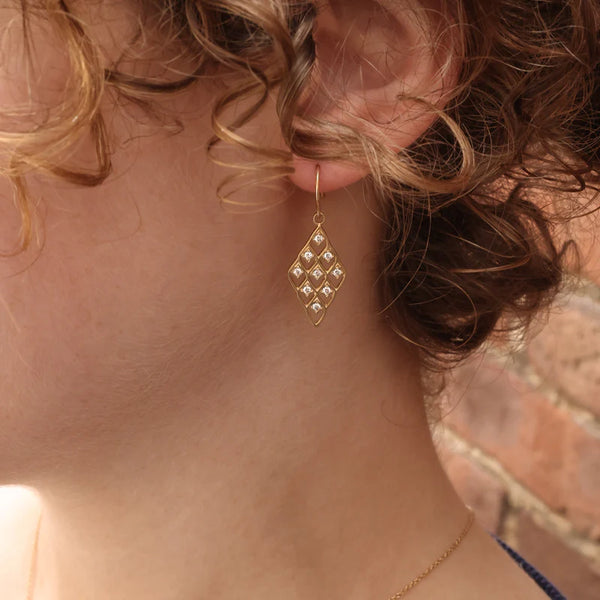 Diamond Lace Earrings