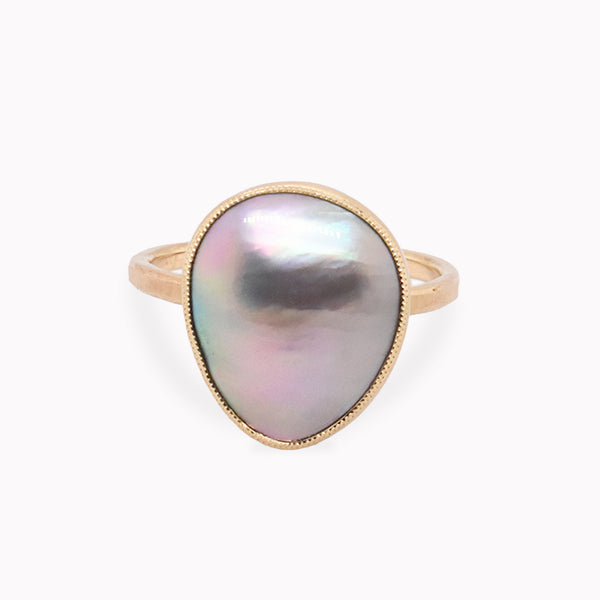 Mabé Pearl Statement Ring