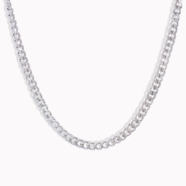 Pavé Diamond Link Necklace