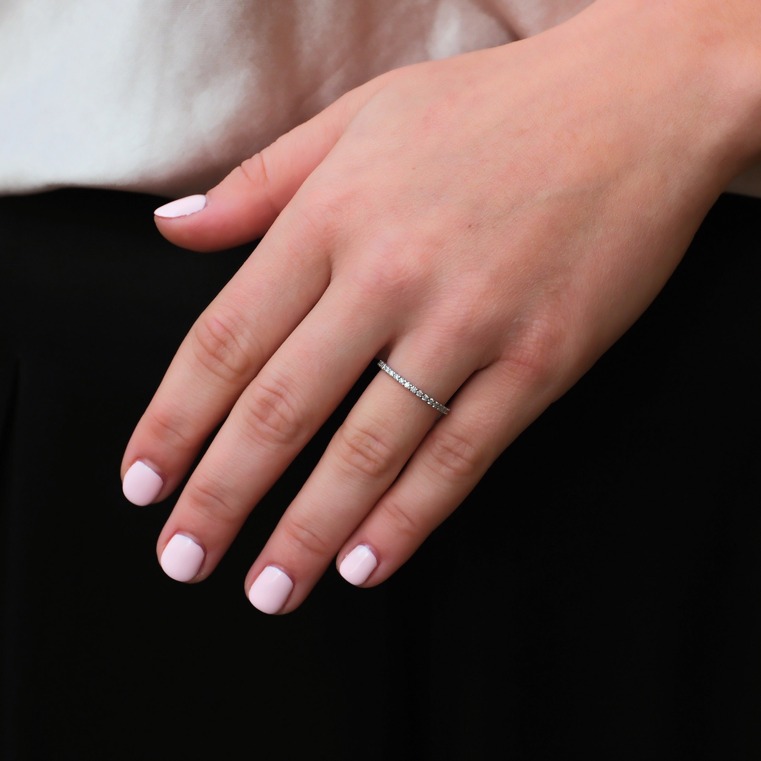 Platinum Diamond Eternity Band