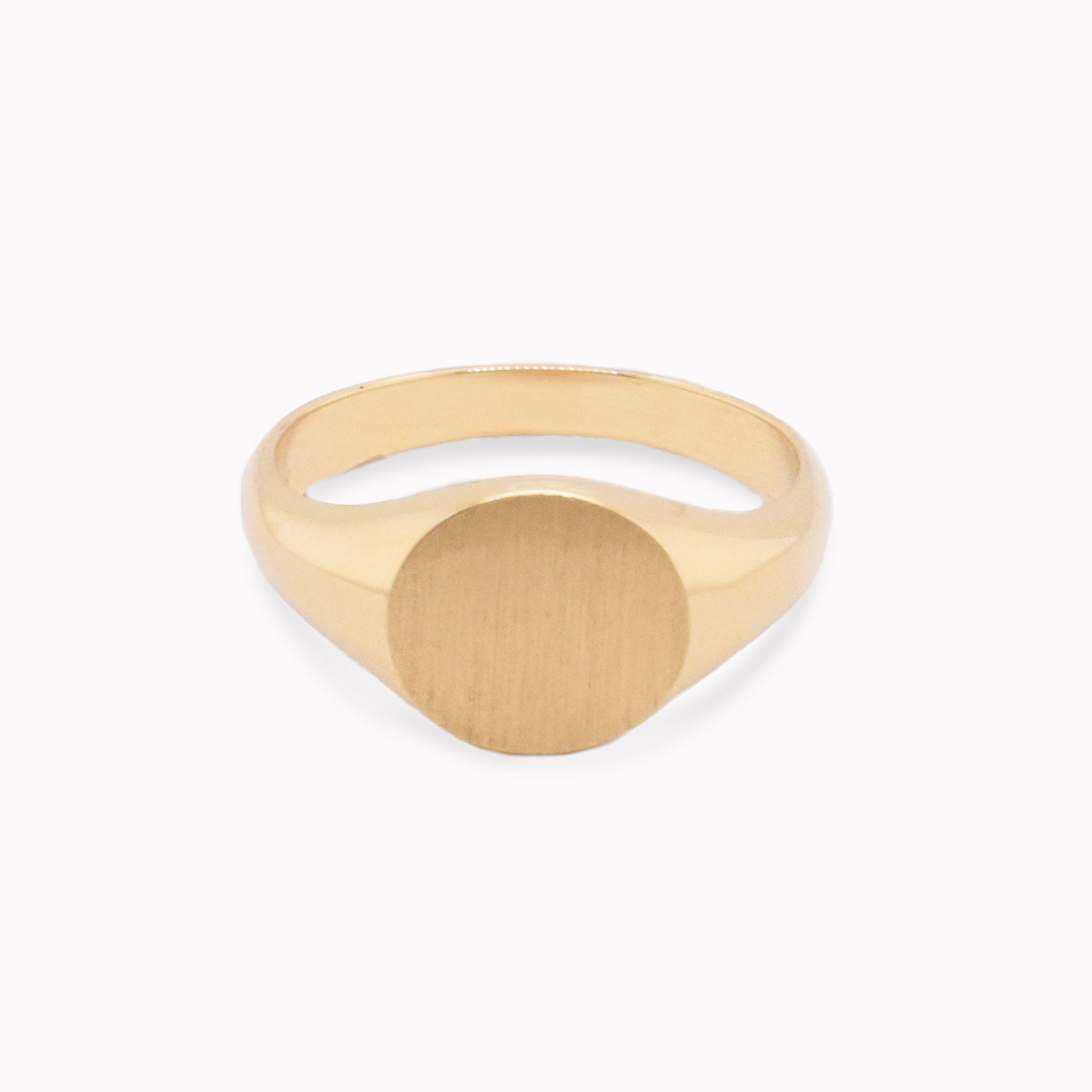 Engravable Signet Pinky Ring