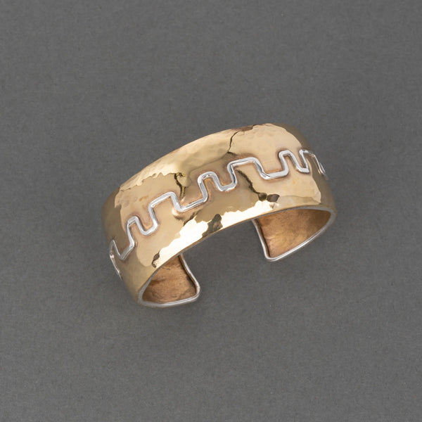 Rhythm Two Step Brass Cuff