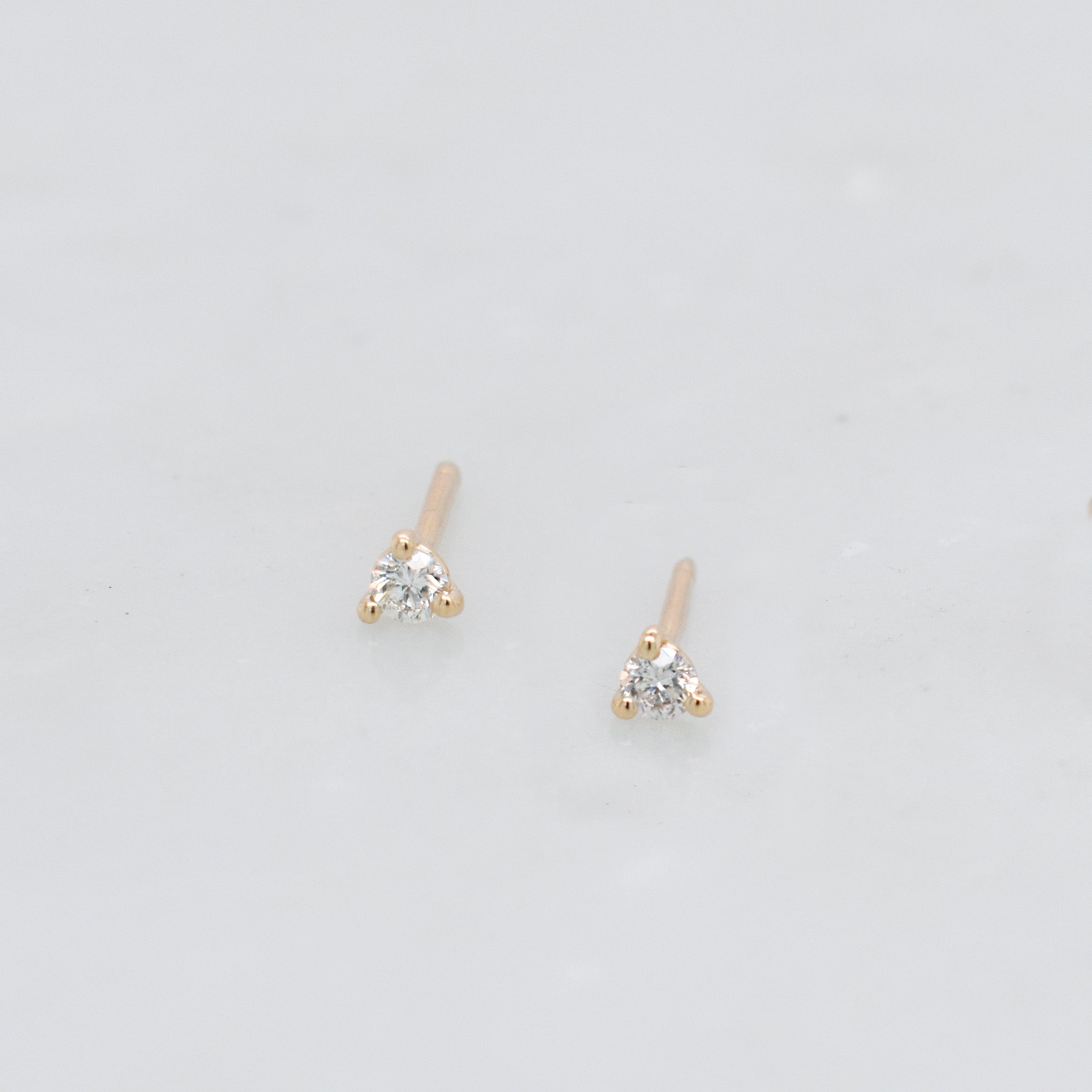 Martini White Diamond Piercing Stud - Eliza Page