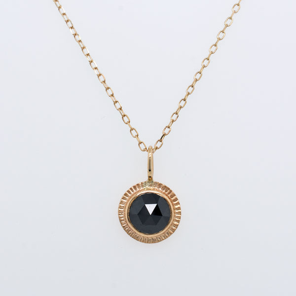 Black Diamond Burst Necklace - Eliza Page