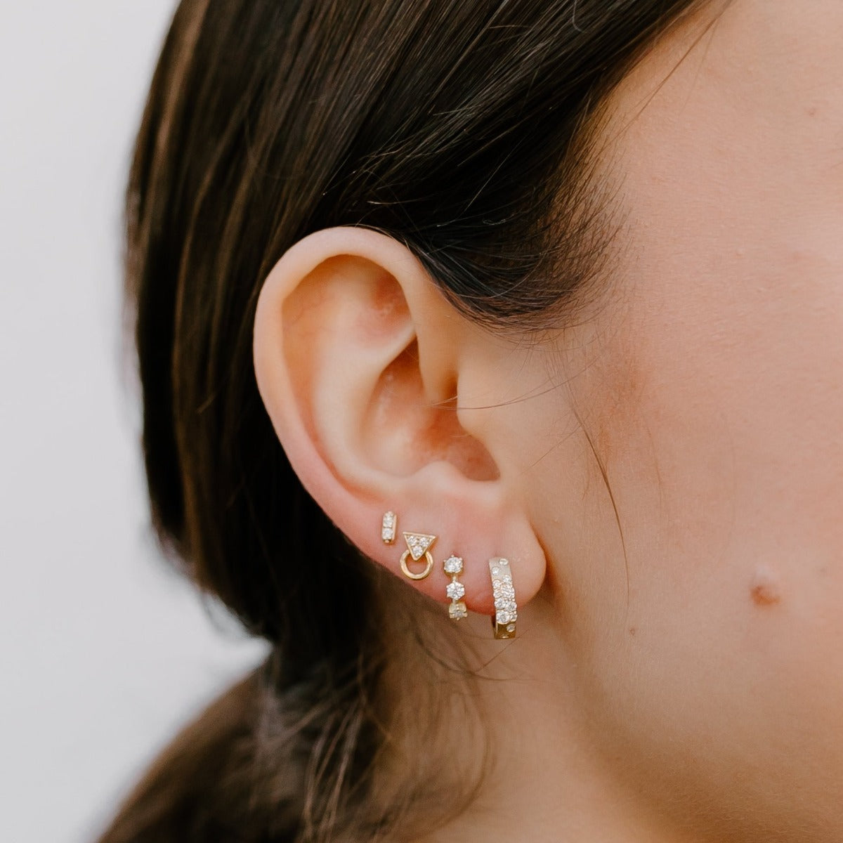 Diamond Bar Stud - Eliza Page