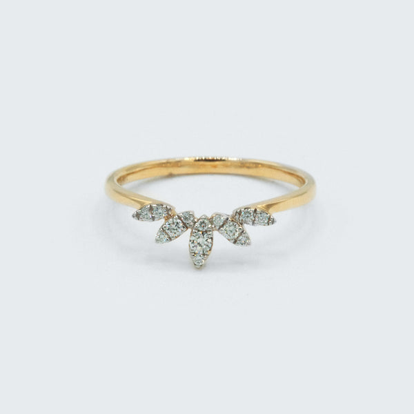 Diamond Petal Ring - Eliza Page