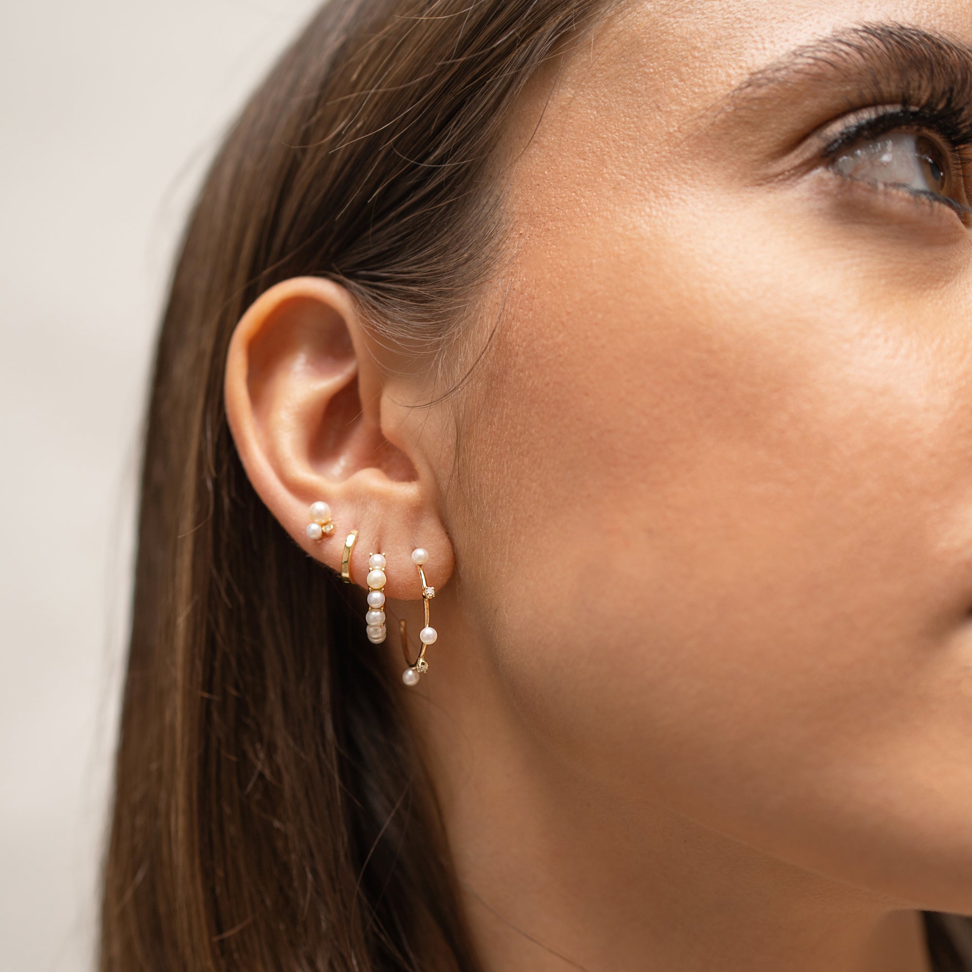 Classic Petite Gold Huggies - Eliza Page