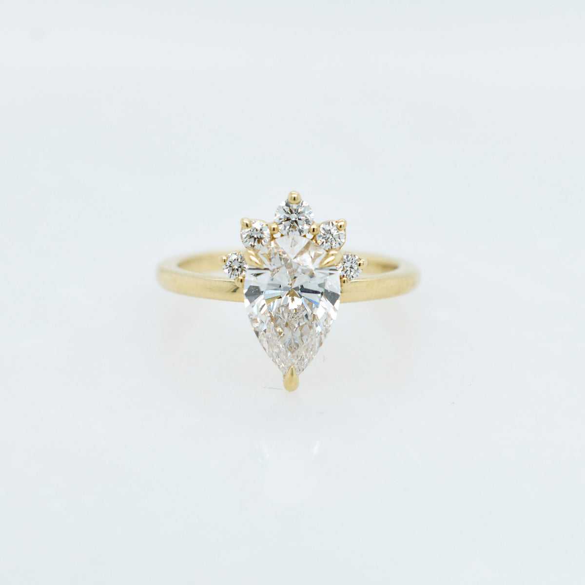 Evelyn Pear Engagement Ring Setting