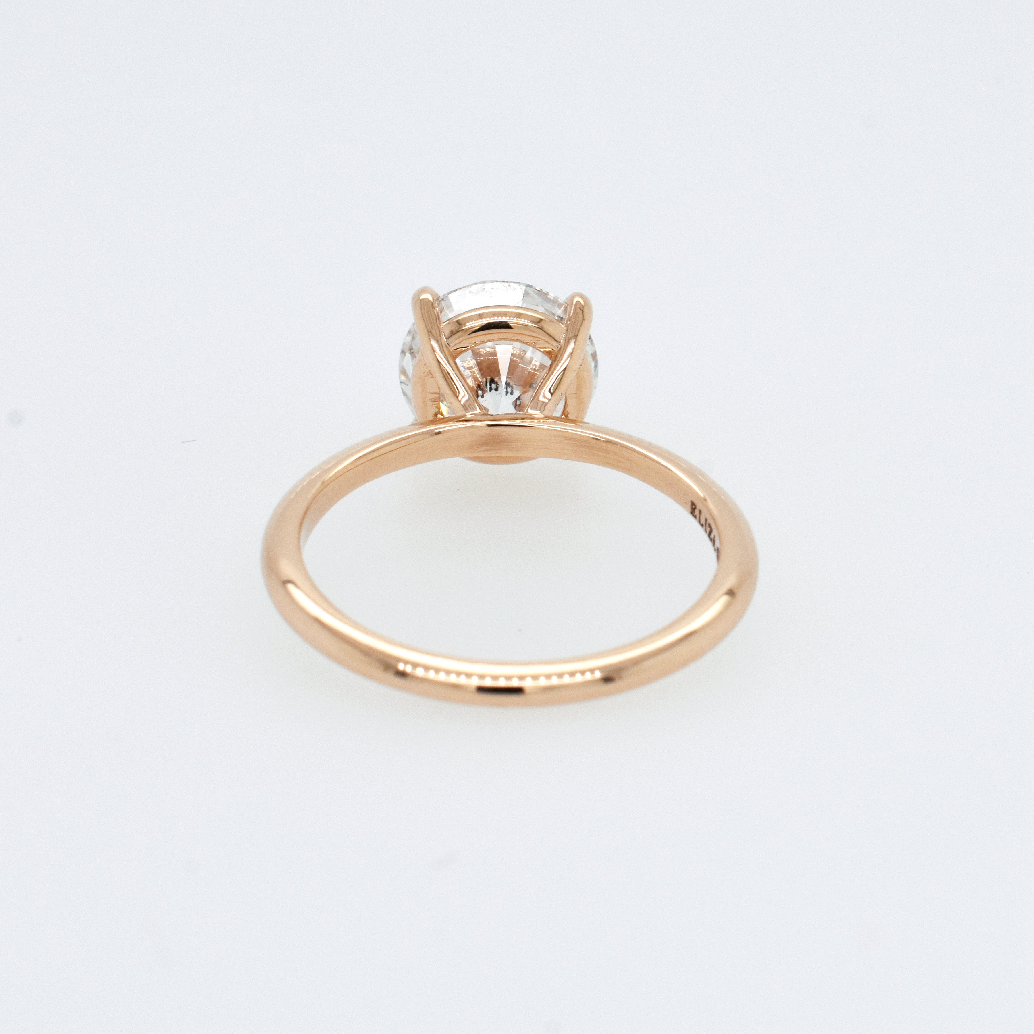 Emma Yellow Gold Engagement Ring Setting - Eliza Page