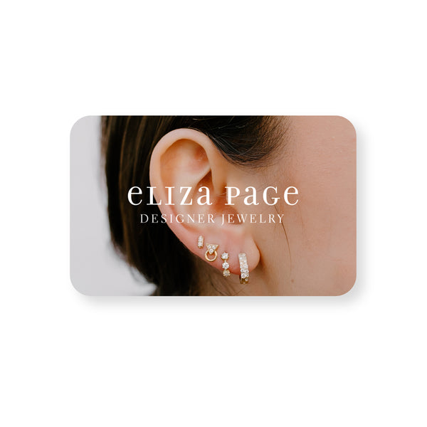 Ear Piercing Gift Card - Eliza Page