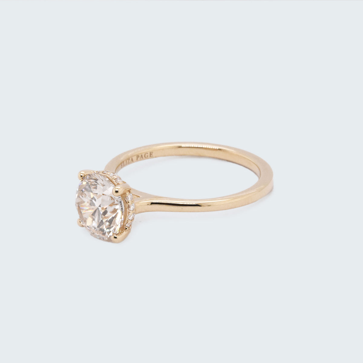 Deco Point Diamond Baguette Ring - Eliza Page