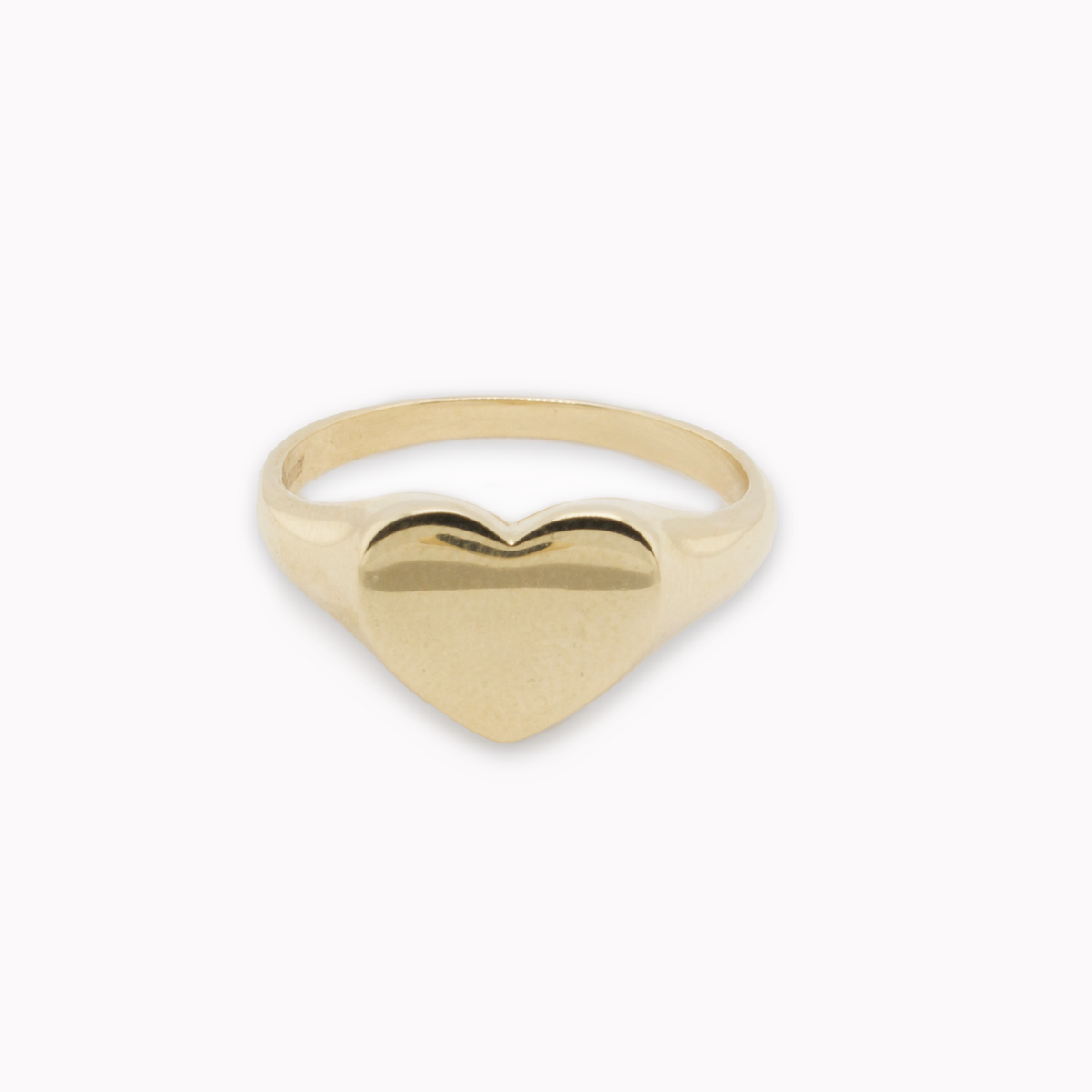 Flat heart ring deals